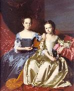 John Singleton Copley Mary MacIntosh Royall and Elizabeth Royall oil painting